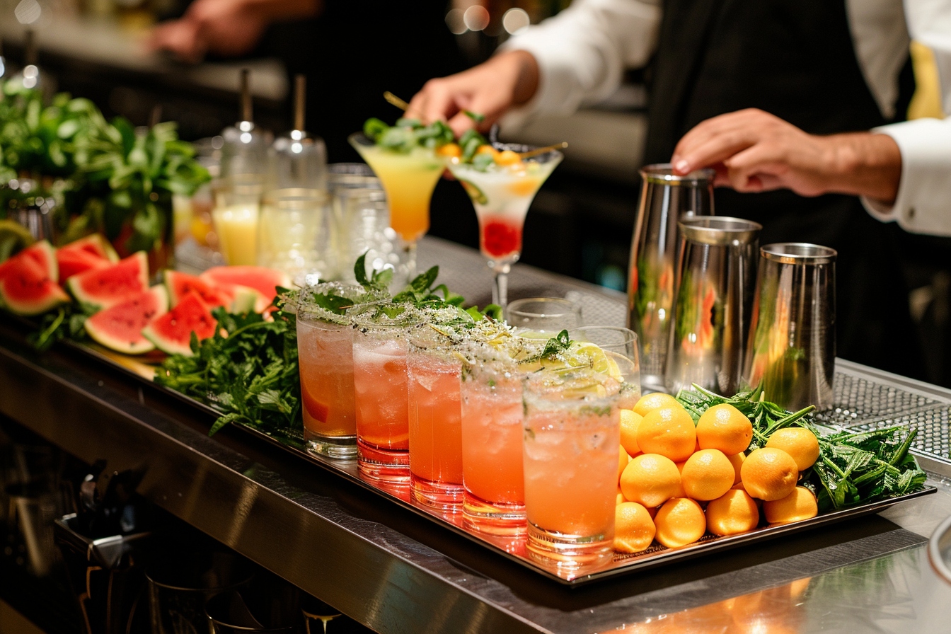 Can an event agency organize cocktails?